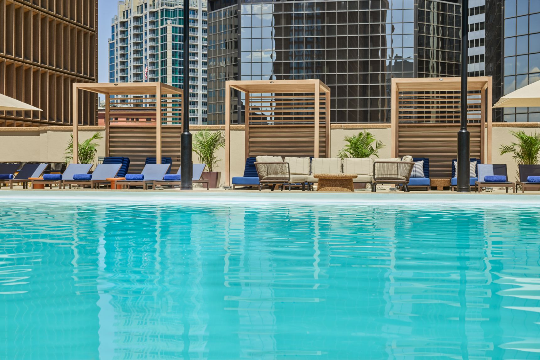 Pool side hotel image Pool side hotel image